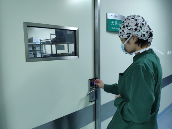甘肃宝石花医院麻醉手术科启用门禁系统